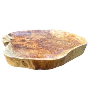 Root of Earth Platter Large Wooden Rustic